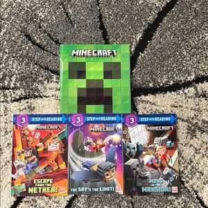 Minecraft Step Into Reading Books Set